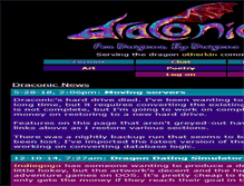 Tablet Screenshot of draconic.com
